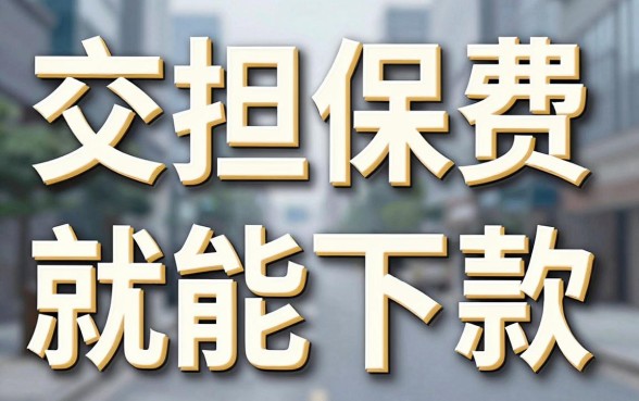 有交担保费就能下款的口子吗,筛选五个今年放水的网贷口子