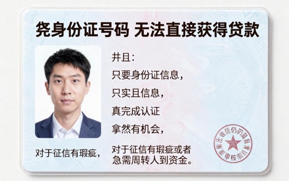 身份证号码怎么借钱，整理5个黑户好下款的网贷口子