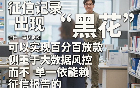 黑花了能申请的借款口子，条列五个不看征信无视黑白百分百下款