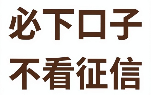 小额贷款必下口子不看征信，鼎力推荐五个高炮能下款的平台
