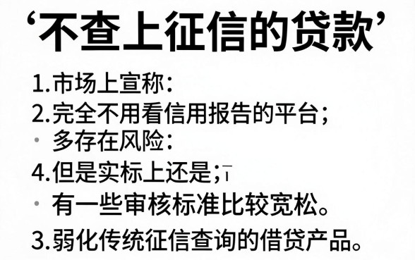 不查上征信的贷款有哪些,揭秘五个黑户借款必下口子