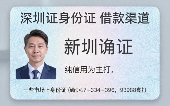 深圳新口子身份证借款，筛选5个手机可以临时借钱的app