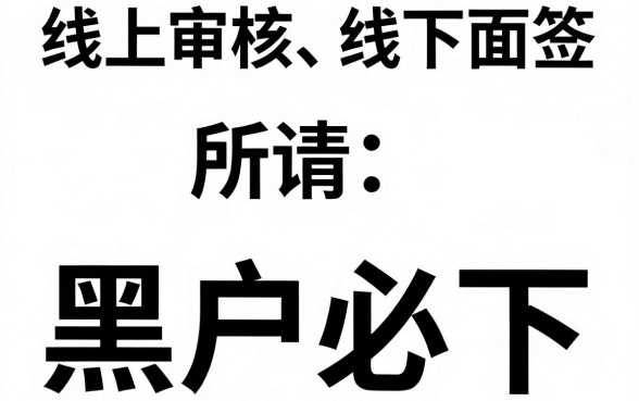 网上审核线下面签的口子,揭秘五个黑户都能下的平台