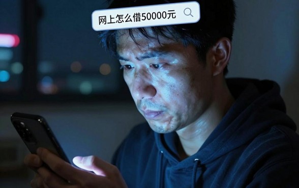 网上怎么借款50000，汇总五个不看征信负债的网贷百分百下款软件