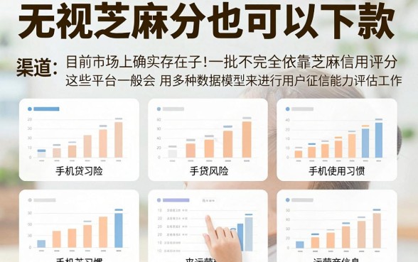 无视芝麻分能下款的网贷口子,详尽说明5个金融创新秒下不要芝麻分的平台