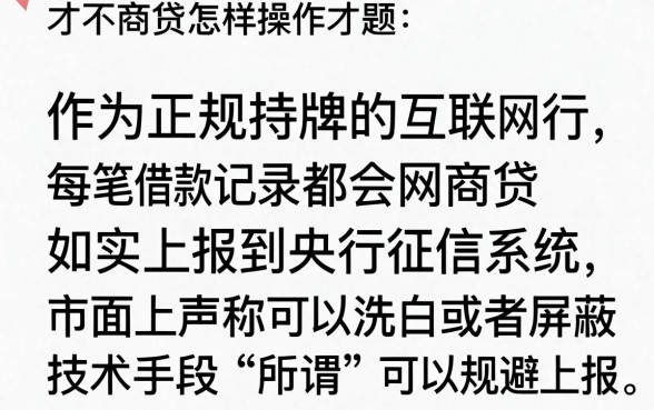 网商贷如何操作不上征信，条列5个秒批网贷轻松贷的口子