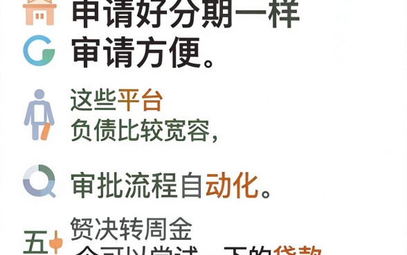 类似好分期一样的借款口子,详尽说明五个无视负债快速下款长期网贷的平台