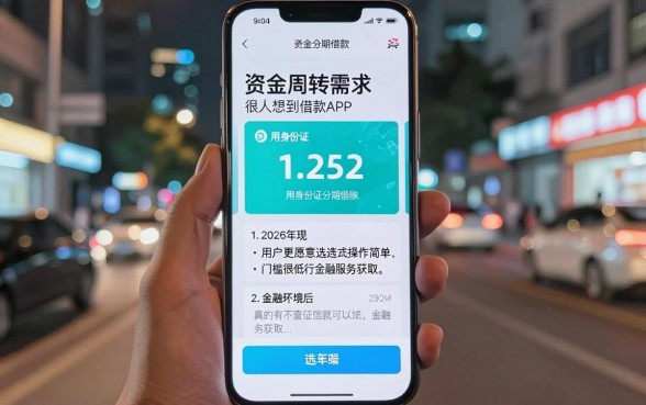 凭身份证可分期借款app，胪列五个可以不看征信就能下款的app