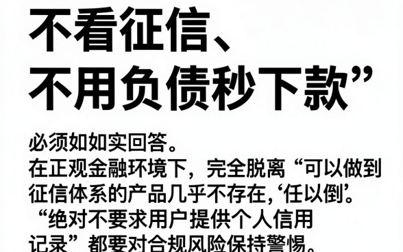 借款哪一家不看征信的平台，热忱推荐5个不看负债秒下款的网贷口子