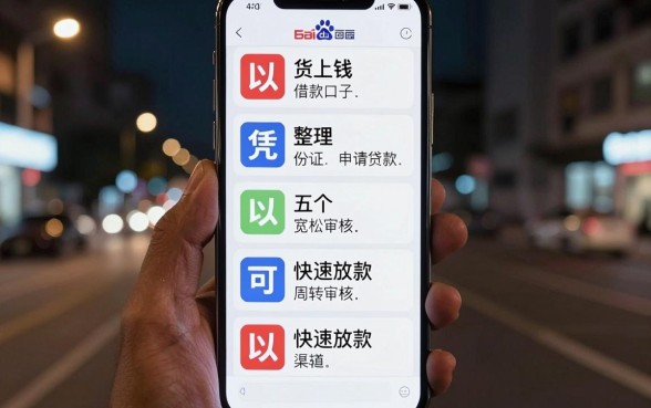 类似货上钱的借款口子,梳理五个凭身份证借款的软件