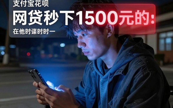 网贷秒下1500，规整5个支付宝花呗逾期万元快速贷款口子