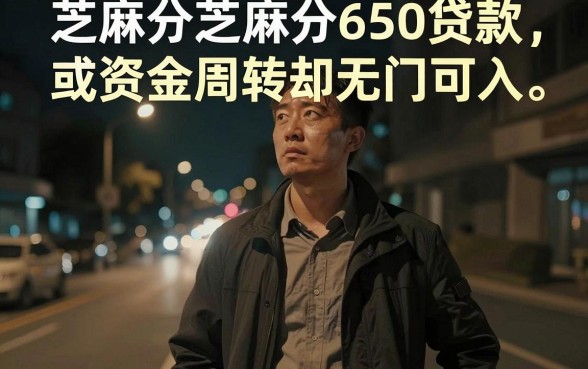 芝麻分650的贷款口子,归纳5个无视黑户下款口子