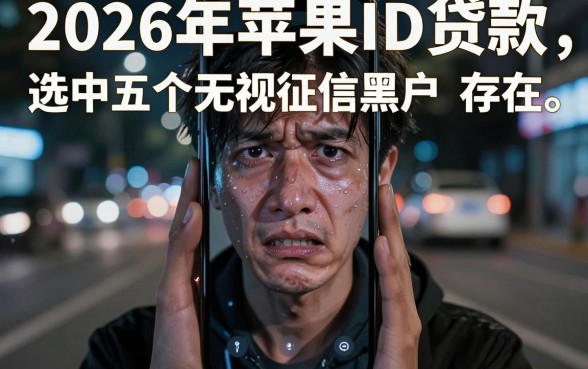 2026苹果id贷款，精选5个无视征信黑户口子