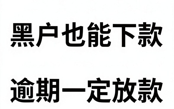 黑户也能下款的小额口子，细致阐述五个逾期必下款的口子