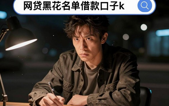 网贷黑花名单借款口子k，理出五个真正无视征信花的平台
