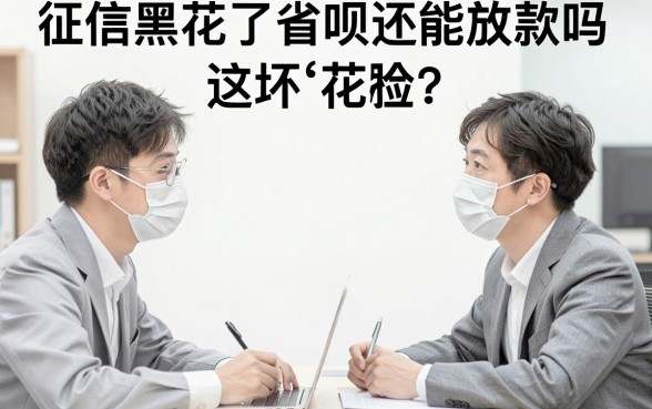 征信黑花了省呗还能放款吗，理出5个高炮双黑逾期必下款app