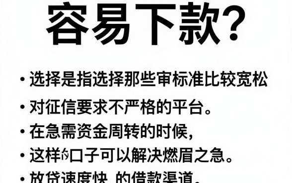 那些贷款软件容易下款，细致阐述5个高炮能下款的软件
