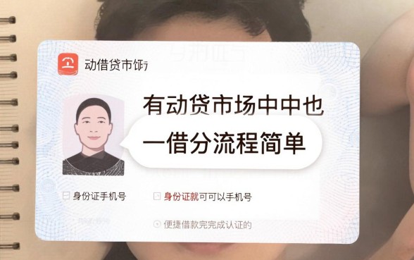 借款口子logo，规整5个手机和身份证快速借钱口子