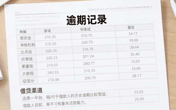 有逾期也能下款的平台，汇整五个逾期太多能下款软件