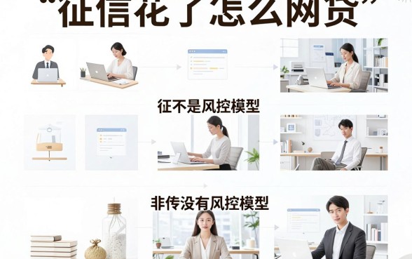 网上征信花了怎么网贷，热忱推荐五个新上线贷款平台门槛低口子