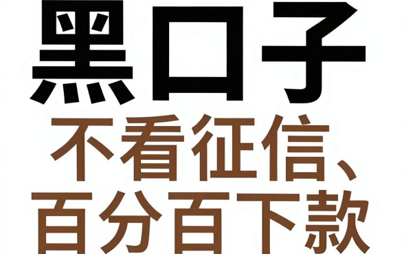 那些黑口子容易下款，整理五个网黑真正能下款的软件