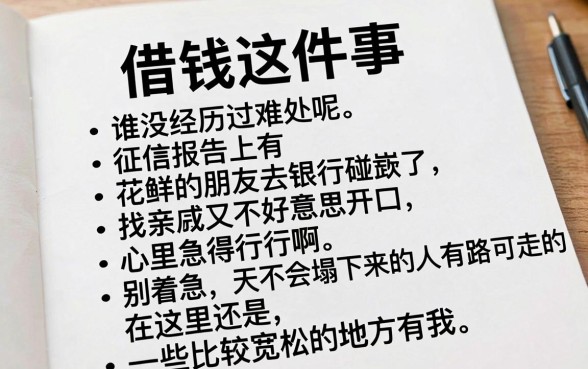 信用差哪里可以借钱呢，归集五个不看征信的借钱app