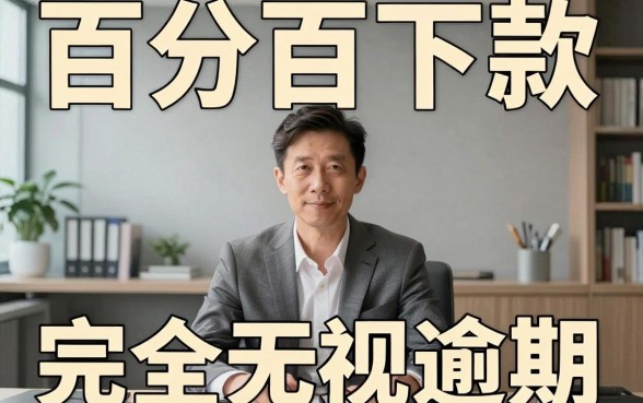 无视各种逾期的口子入口，甄选5个百分百下款无视黑白户网贷平台