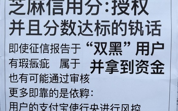 授权芝麻分稳下的口子，概括5个无视双黑能下的分期贷