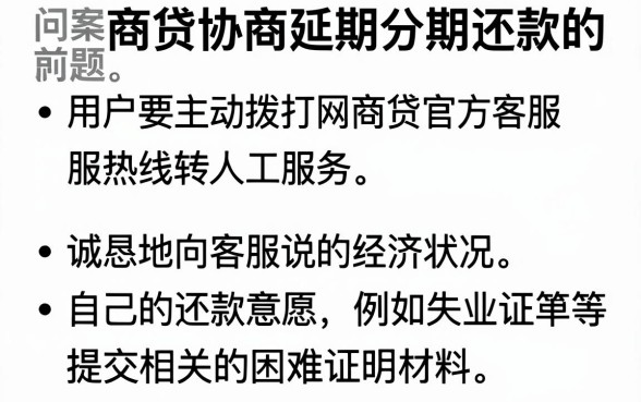 网商贷协商延期分期怎么还款，规整五个无视一切是人就下款的软件