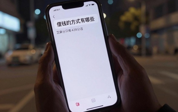 借钱的渠道有哪些，揭秘5个芝麻信用439分下款的平台
