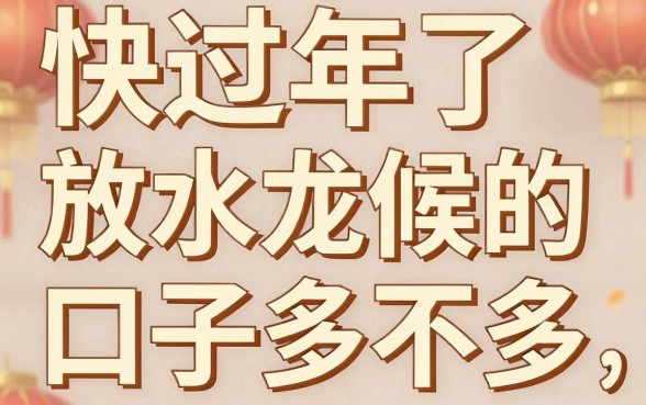 快过年了放水的口子多吗，概括五个征信花了能网贷的平台