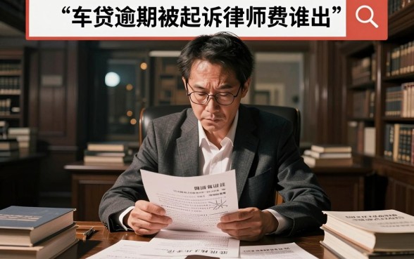 车贷逾期被起诉律师费谁出，条列五个无视黑白户的贷款app