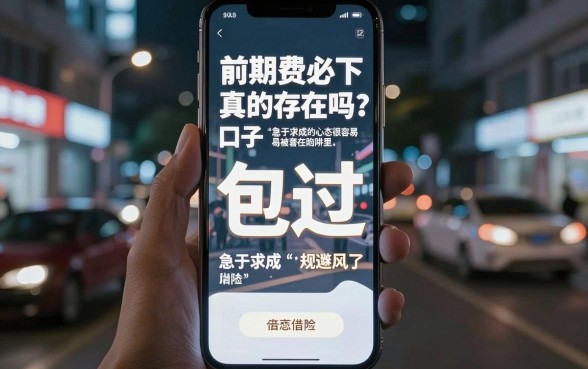 有前期费必下的口子，条列5个摆脱欠款束缚贷款新软件