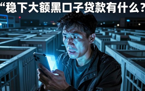 稳下大额的黑口子贷款有什么,胪列5个18岁借款神器快速下款app