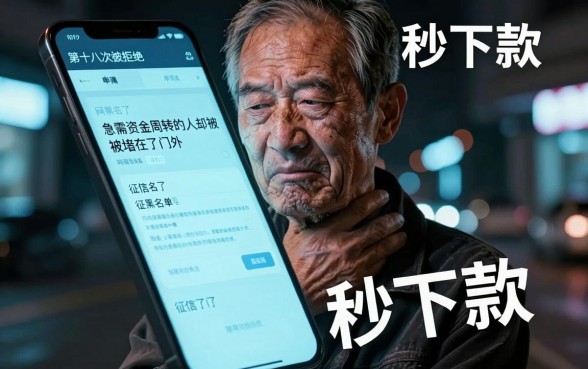 分享一些秒下款的口子，陈列五个网黑全拒能下款的口子