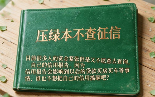 压绿本不查征信的平台有哪些？2026这5个借5000对征信要求不高的口子别再错过