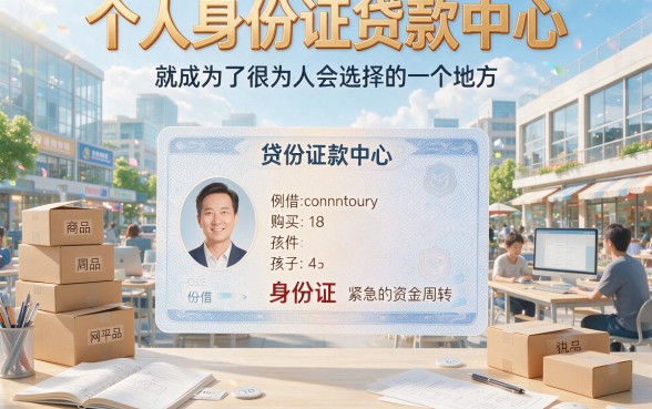 身份证贷款中心今日速递！盘点5个黑户也能下的最新口子