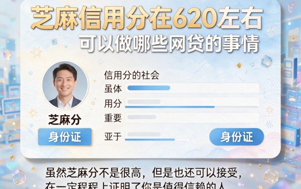 芝麻信用分620能做什么网贷？2026这5个黑户借款平台好通过，能选的其实挺多！