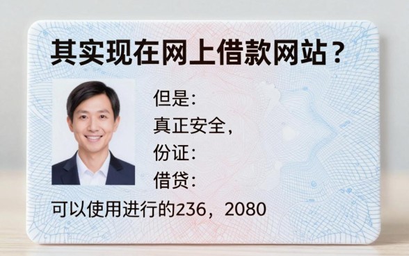 2026最新身份证借款网站大全！这5个凭身份证就能借到95000的APP速藏