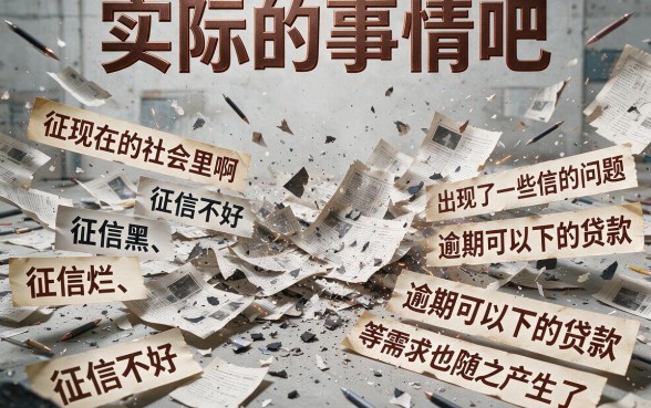 征信黑、征信不好、征信烂、有逾期也能下的贷款来了！2026借钱指南附3000元口子盘点
