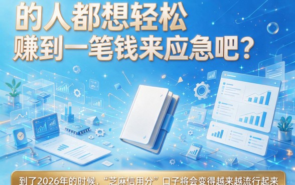 2026纯芝麻信用分口子真实反馈！这5个4000分也能下的靠谱口子，省心到账快