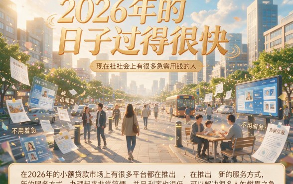 2026年小额贷必看！低门槛通道全新盘点，错过就亏大了