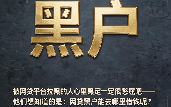 网贷黑户哪里可以借到钱呢？2026内行人强推：这5个不查征信的借款渠道速看