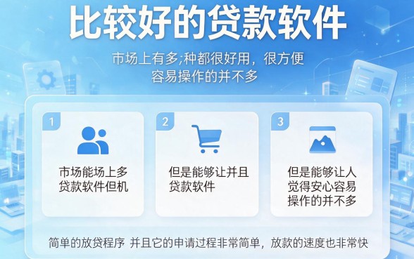 2026年特别容易的贷款软件大盘点！这5个网贷通过率高、选择余地大！