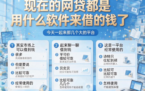 2026年网贷都用什么软件借钱？强推这5个必览神器！