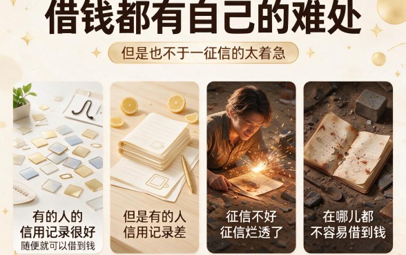 征信黑、征信不好、征信烂也能借?这5个借钱不用还的软件,2000元秒到效率超高!