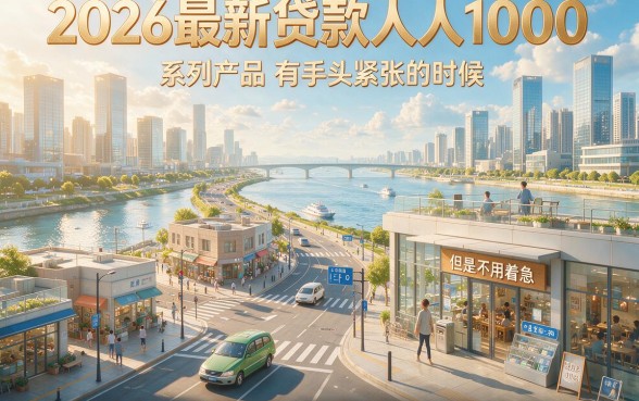2026最新贷款人人1000！这5个2026最新借款平台用过就上瘾，额度最高3500