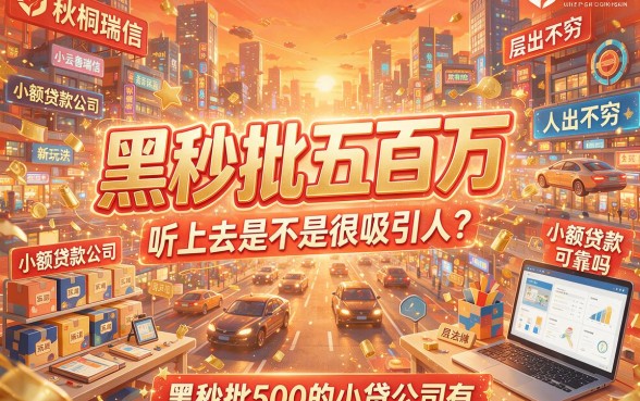 适合黑户这5个黑秒批500的小贷APP，借款稳下秒到账