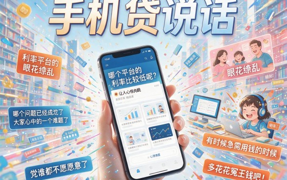 2026亲测！哪个手机网贷利息低？拆解5个1000元借款利息超低的软件