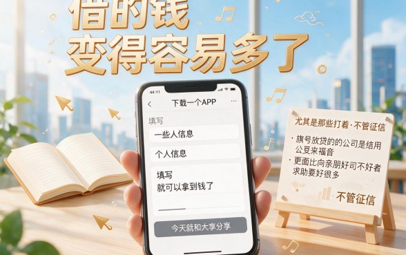 2026最新借钱软件无视征信妙招！这5个借款40000不看征信的必备神器